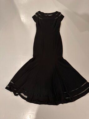 Long Black Formal Dress Size 16